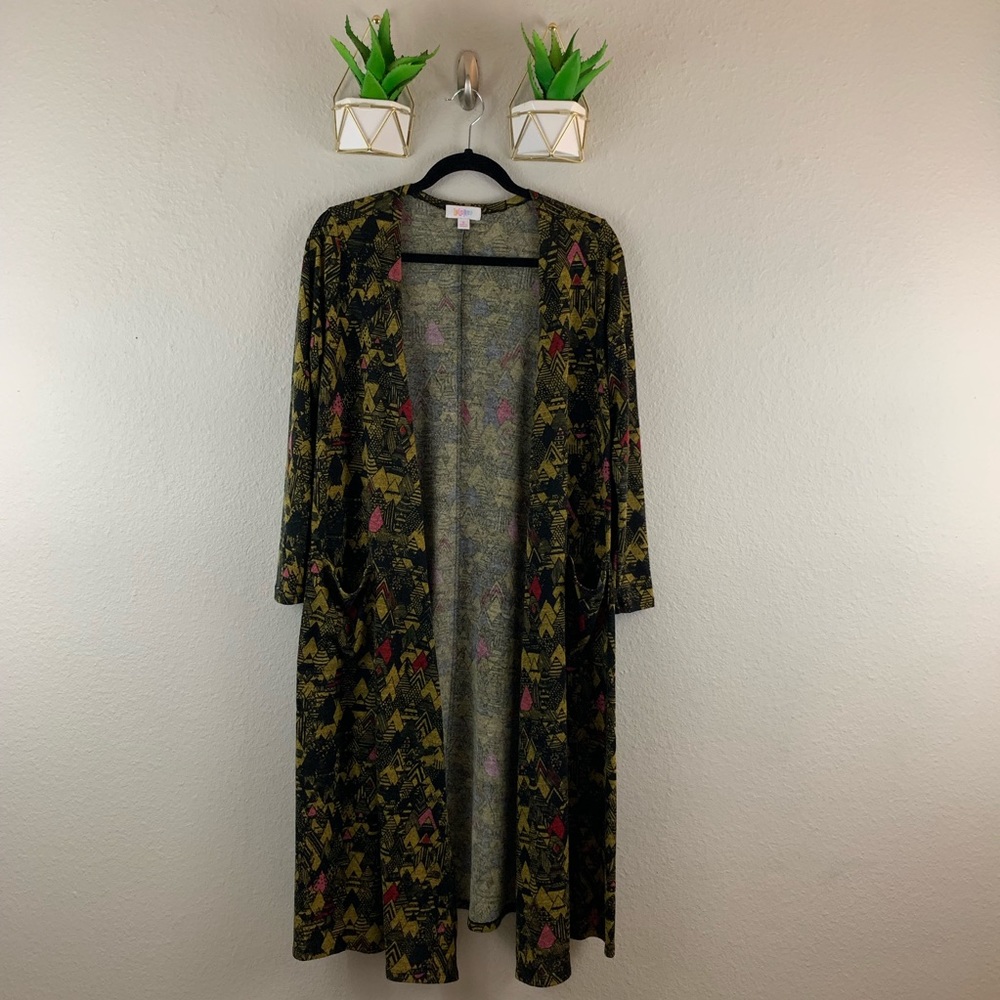 Lularoe Sarah Cardigan Size Small Duster Triangle